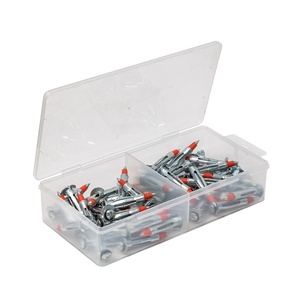 Kit d'assortiment de 60 vis d'ancre pour cloisons sèches, pièces (46mm) de boulon à douille molle résistante - Product Image 4