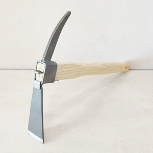 Pick Mattock Hoe Garden Pick Axe Plantation Hoe Tool Avec Manche En Bois Pour Creuser Desserrer Trenching Tilling Nivellement Jardinage - Product Image 1