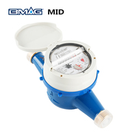 Compteur d'eau multi-jets en laiton BMAG personnalisable avec support OEM, cadran en verre à 45 degrés, IP68 DN15, conforme ISO4064 pour eau froide