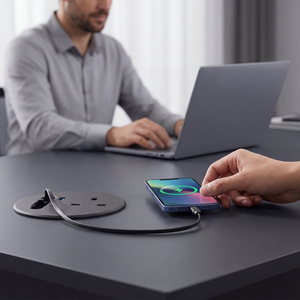 เต้ารับไฟฟ้าแบบฝังในโต๊ะสำหรับโรงพยาบาลอุตสาหกรรม พร้อมช่องเสียบ USB-C PD 20W 2 ช่อง สำหรับสำนักงาน บ้าน และโรงงาน - Product Image 6