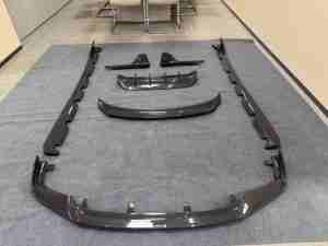 Produit phare : Kit carrosserie style artisanal en fibre de carbone (lame avant, diffuseur, extensions latérales arrière, spoiler) pour LEXUS IS250 IS300 F Sport Berline <span class=keywords><strong>2017</strong></span>- - Product Image 2
