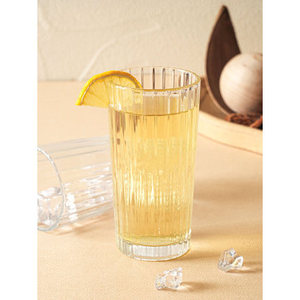 Vaso de vidrio largo lineal de 320ml - Product Image 1