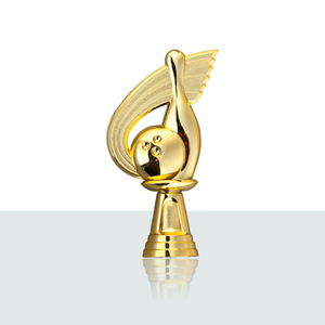Figura Bowling Pin dorata 15,5 cm - Product Image 1