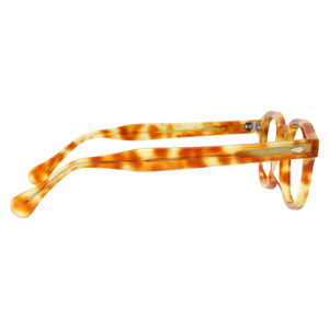 Lunettes en acétate de style japonais, verres à rivets, monture rétro, pour hommes <span class=keywords><strong>et</strong></span> femmes, dans le même style, transparent, tendance, - Product Image 3