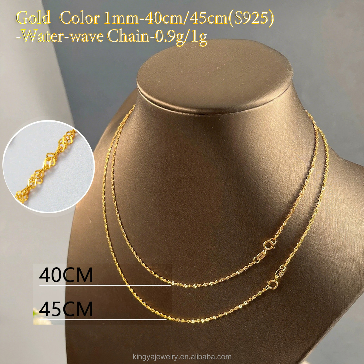 SC14-4-1mm(Catena a onde d'acqua S925)