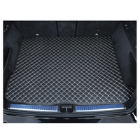 Alfombrilla de Maletero de Cuero con Diseño de Diamantes de Lujo Personalizada para Elantra, Picanto, Sorento, Seltos, Rio, Forte, Optima