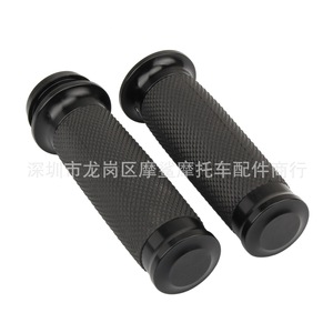 Cubierta de Empuñadura de Acelerador Electrónico Moshark, de Goma Negra, Mecanizada por CNC, para Modificación de Motocicletas Harley - Product Image 4