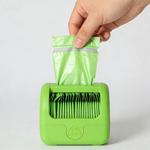 Sacs à déjections canines roses extra épais et résistants, sacs à déchets pour animaux de compagnie anti-fuites pour la promenade, les voyages et tous les animaux de toutes tailles - Product Image 2