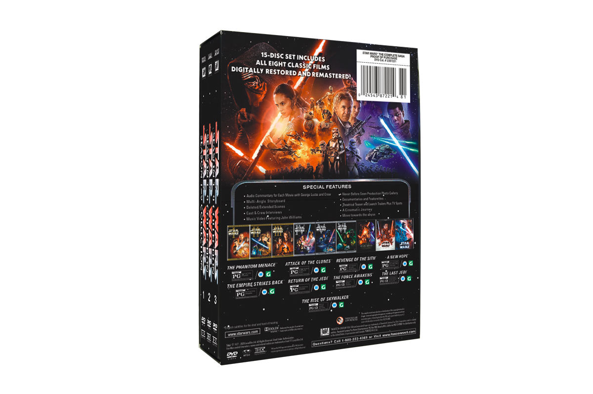 Star Wars Season 1-9 Collection - 15DVD New Release