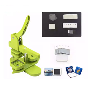 Nhà Máy Bán buôn nhãn nút Maker Huy hiệu máy làm 5*5cm 50mm * 50mm - Product Image 3