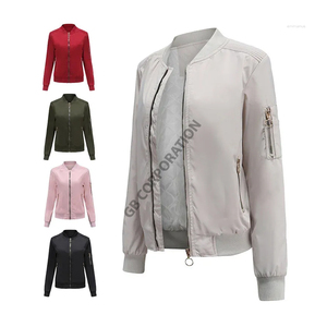 Chaqueta Bomber de Invierno para Mujer, Más Vendida, Gruesa, Cálida, Transpirable, Resistente al Viento, Informal, Ligera, Tejida, Ecológica, para Exteriores - Product Image 5