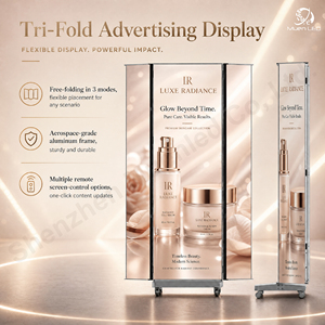 Afficheur LED pliable à <span class=keywords><strong>double</strong></span> face, étanche, P1.2, écran <span class=keywords><strong>vertical</strong></span> pour les magasins de détail, les ascenseurs et l'éducation - Product Image 2