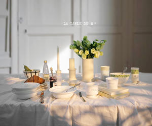 Mug keramik buatan tangan kata Perancis "Parce que c'létait lui, moi", gaya putih minimalis, perlengkapan minum bergaya untuk jiwa romantis - Product Image 2