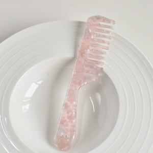 High Quality Acetate <b>Comb</b> Anti-static Handle <b>Comb</b> for Long <b>Straight</b> Hair Wide Tooth Long Handle Hair <b>Comb</b> - Product Image 5