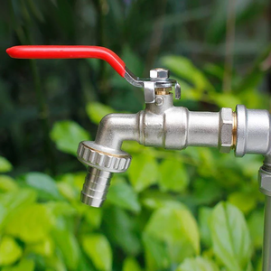 ก๊อกน้ำทองเหลืองกลางแจ้งสวนยาว1/2นิ้วก๊อกน้ำทองเหลืองควบคุมการไหลของน้ำ - Product Image 6