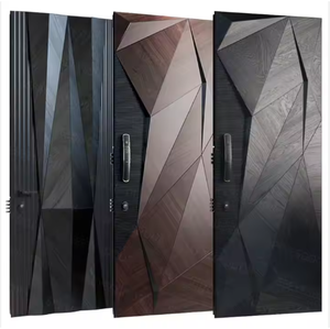 باب غرفة نوم فانغدا إسرائيلي مع شرائط ألومنيوم، أفضل الأبواب الفولاذية - Product Image 2