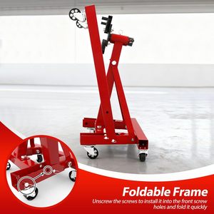 Soportes para Motores de Alta Resistencia para Mantenimiento de Motores, Capacidad de 2000 LBS, con Cabezal Giratorio de 360 Grados - Product Image 2