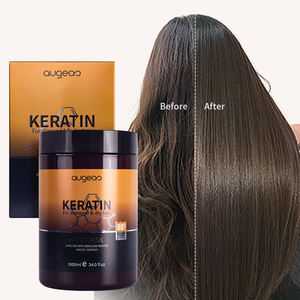 Productos para el cuidado del cabello al por mayor, mascarilla capilar de queratina con colágeno, hidratante, suavizante y anti-frizz, marca privada. - Product Image 3