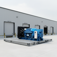 Groupe électrogène diesel super silencieux de 1 MW, 2 MW, 5 MW, 10 MW en conteneur pour centre de données et exploitation minière