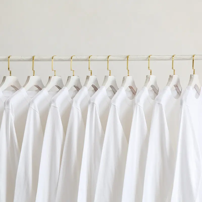 Custom 100% Cotton Men's T Shirt T- Shirt For Men Full Hand T-shirt Full Long Sleeve Blanc Oversiz Sans Dessin Tshirt For Women