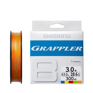 สายเบ็ดตกปลา Shimano Grappler 8 Strand PE Line 300ม. 5 สี สายถักความแข็งแรงสูง สำหรับตกปลาทะเลด้วยเหยื่อปลอม - Product Image 2