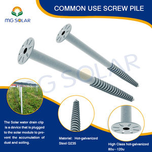 Composant de montage solaire d'ancrage de <span class=keywords><strong>poteau</strong></span> de vis au sol en acier galvanisé à usage commun - Product Image 2
