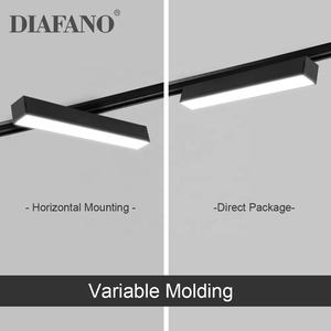 Bán Buôn 20W 30W Nhôm Đèn Trần Trong Nhà Thương Mại <span class=keywords><strong>LED</strong></span> Tuyến Tính Đèn Từ Theo Dõi Ánh Sáng - Product Image 2