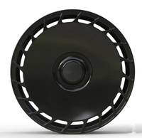 Roues forgées à revêtement noir brillant Aerodisc monobloc personnalisé pour Benz Classe G, BMW,Rangerover, Landrover, Cadallic, 23x10 PCD5x130