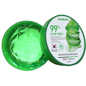 300 мл DAQAN Ready Store алоэ вера собственный бренд корейский успокаивающий увлажняющий 99% чистый натуральный увлажняющий гель для всех типов кожи Алоэ Вера - Product Image 1