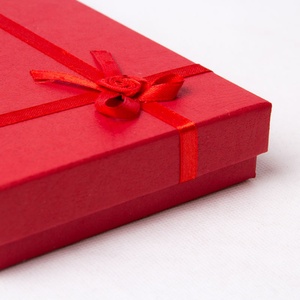 Caja de Regalo con Tapa y Base de Color Sólido con Logotipo Personalizado, Caja de Papel de 4 Colores con Cinta, Empaque de Primera Calidad - Product Image 2