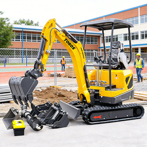 1 Ton 2 Ton Mini Excavator Enclosed Cab Hydraulic <strong>Quick</strong> <strong>Coupler</strong> for Fast Attachment Construction EPA Crawler Digger Farm Used - Product Image 1