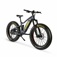 Vélo de montagne électrique personnalisé à suspension intégrale 1000W 750W 500W vélo électrique gros pneu VTT 26 pouces 48V E Bike