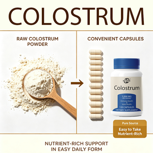 OEM/ODM Calostro en Cápsulas de 1000mg, 120 Unidades, Apoya la Salud Inmunológica, Ósea e Intestinal, Sin Gluten ni OMG - Product Image 4