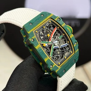 Reloj Mecánico de Lujo de Fibra de Carbono con Movimiento Automático y Cristal de Zafiro, Reloj de Hombre Casual de Negocios - Product Image 1