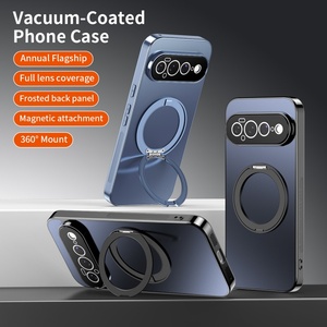เคสโทรศัพท์เคลือบด้านแบบแม่เหล็กสำหรับ Google Pixel 11 Pro XL 10 9 8 Pro พร้อม 360 องศา (ขายส่ง) °   ฝาครอบป้องกันฟิล์มเลนส์แบบตั้งได้ HD - Product Image 2