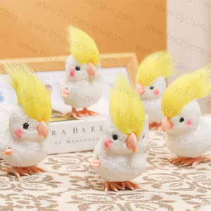 Jouet oiseau sauteur à remonter, oiseau mécanique moelleux pour enfants, idéal pour les cadeaux de Noël, les paniers de Pâques, les sacs de fête et les récompenses de classe - Product Image 5
