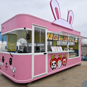 Carrito de Comida Móvil con Temática de <span class=keywords><strong>Conejos</strong></span> - Puesto de Venta Comercial con Marca Personalizada, Ideal para Parques Temáticos, Venta Ambulante y Eventos Temáticos - Product Image 6