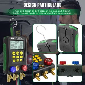 Manómetro digital de vacío para HVAC DUOYI DY517A, juego de manómetros de refrigerante, material ABS, temperatura, detección de fugas de aire, 1 año de garantía - Product Image 3