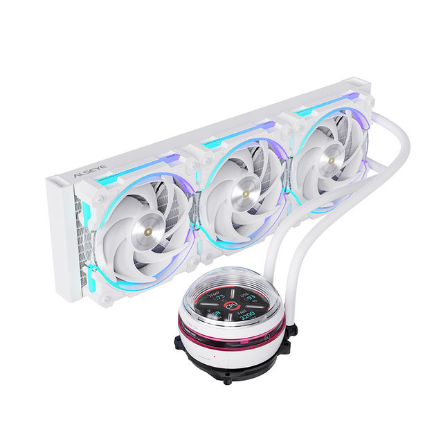 ALSEYE 3pcs 120mm Black Color AIO Liquid Cooler CPU Water Cooler W360-L-W for Gaming PC Case