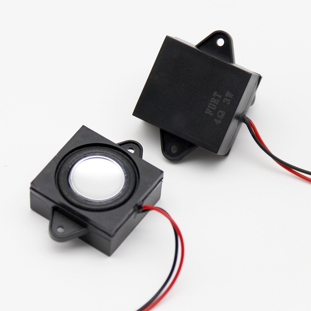 Arduino Speaker 3 Watt 4 Ohm Single Cavity Mini Speaker Full-Range Cavity Advertising Machine Speaker with Cable with JST-PH2.0