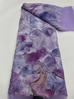Vente directe usine Nouvelle Tissu en dentelle imprimé en maille brodée de haute qualité, écologique, à paillettes, pour robes de mariée, de soirée et de cérémonie 100%