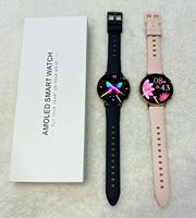 Reloj Inteligente M201 Elegante, Ultrafino de 5.93mm, Pantalla AMOLED de 1.32 Pulgadas, Resistente al Agua IP68, Monitor de Actividad Inalámbrico para Mujeres