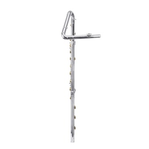 <span class=keywords><strong>Flauta</strong></span> de <span class=keywords><strong>contrabajo</strong></span> de 16 agujeros cerrados chapada en plata de tono C de alto grado () - Product Image 6