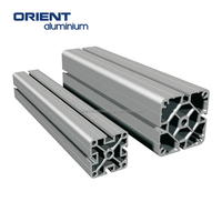 Extrusion de profil en aluminium, niveau supérieur 60x60, cadre en t