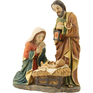Figura Navideña de la Sagrada Familia de 10 cm, Figuras de Santos (9006935239645) - Product Image 1