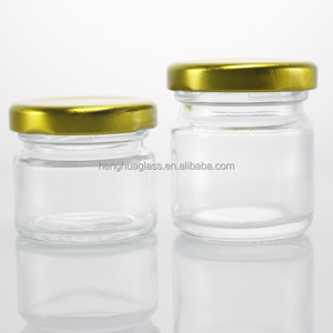 25ml <span class=keywords><strong>50ml</strong></span> 100ml 300ml 450ml Vòng Flint lọ thủy tinh Mứt Mật Ong Dưa Chua Mayonnaise <span class=keywords><strong>Jar</strong></span> đóng hộp thực phẩm lưu trữ container với nắp kim loại - Product Image 5