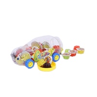 Bonbons gélifiés halal au gingembre dans des jouets de voiture Happy Time