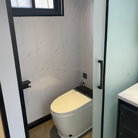 30Sqm einzigartiges Design Chalet mit Hochbett Kleine Häuser Glas A-Rahmen Rack Fertighaus eine Rahmen kabine