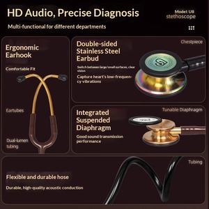 Nuevo Estetoscopio Modelo Doble Cara para Estudiantes de Medicina, Uso Pediátrico y Fetal, Receptor de Latidos del Corazón del Embarazado - Product Image 5