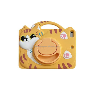Funda Protectora de Silicona 3D con Diseño de Gato Divertido para iPad 10 10.<span class=keywords><strong>9</strong></span> Pulgadas 2022, Funda Antigolpes para Tablet A16 <span class=keywords><strong>Pad</strong></span> 11, Diseño de Dibujos Animados - Product Image 1